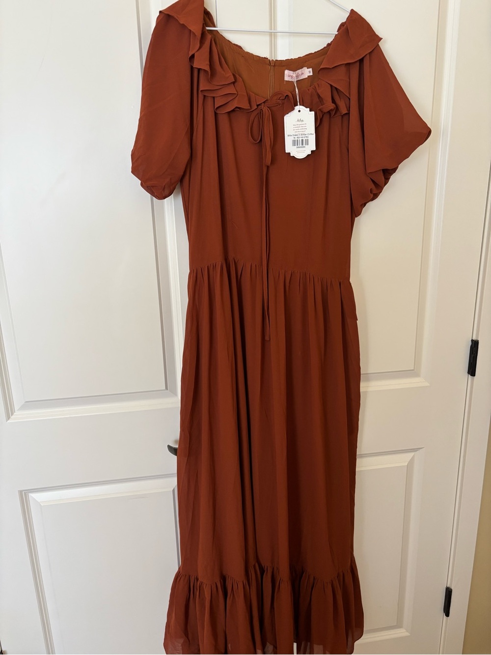 Ivy City Co Billie Dress in Amber Chiffon